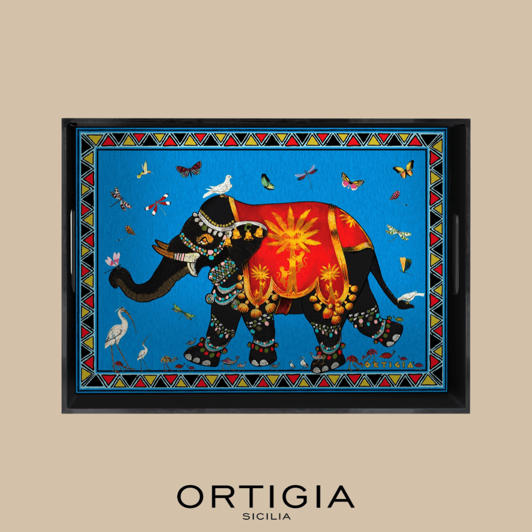 Ortigia Dienblad - ELEPHANT RECTANGLE