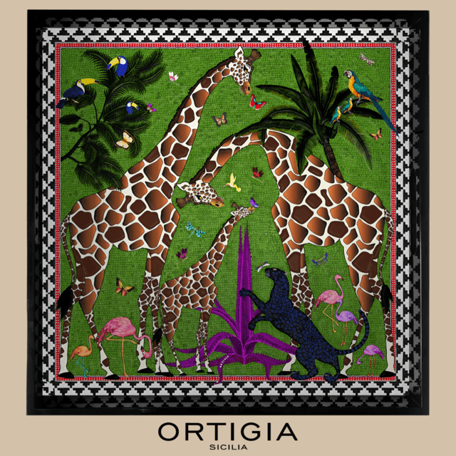 Ortigia Dienblad - Giraffe Green