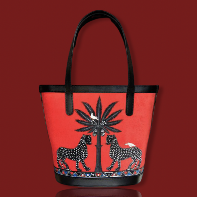 Ortigia Bucket Tas - ROOD