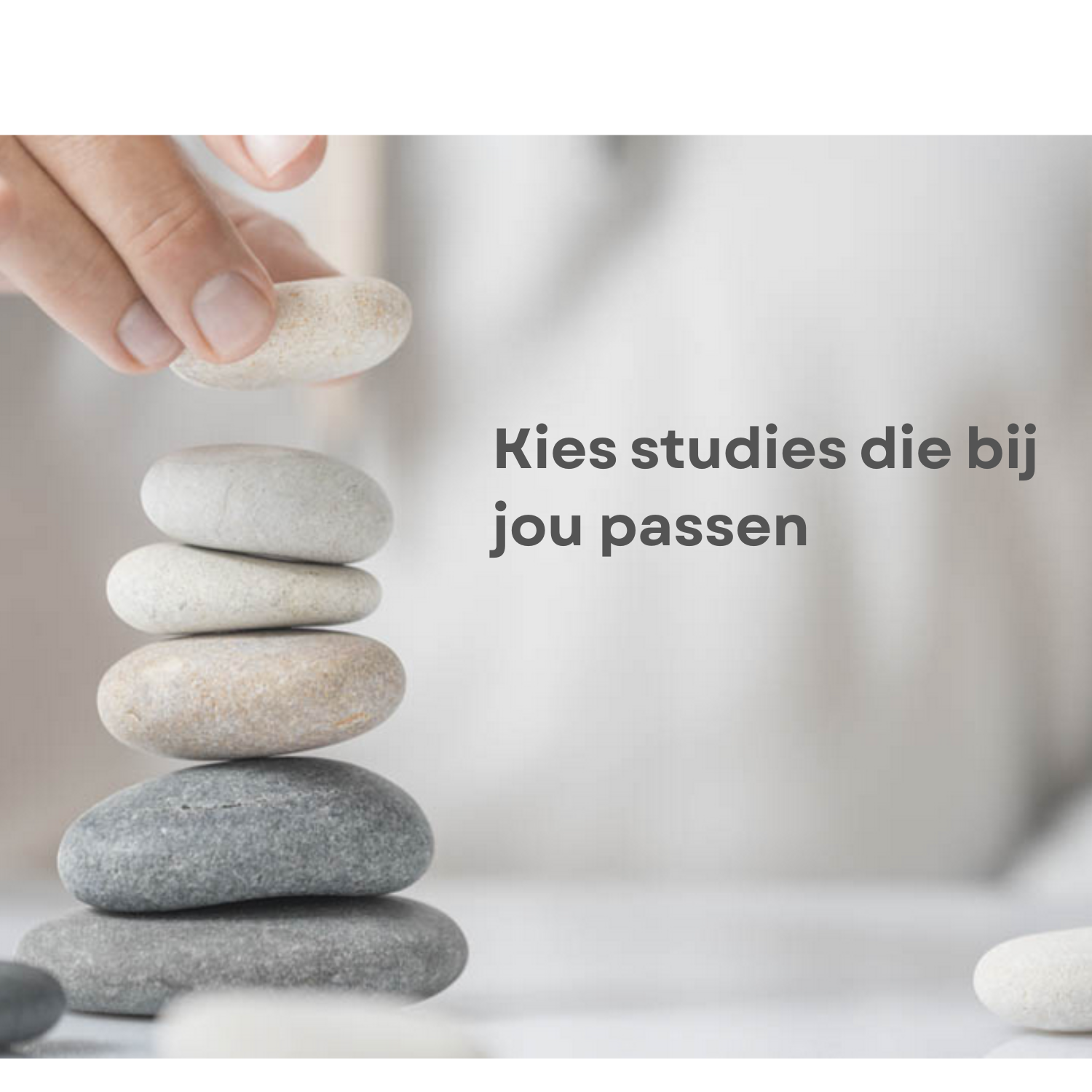 Choose studies that really suit you